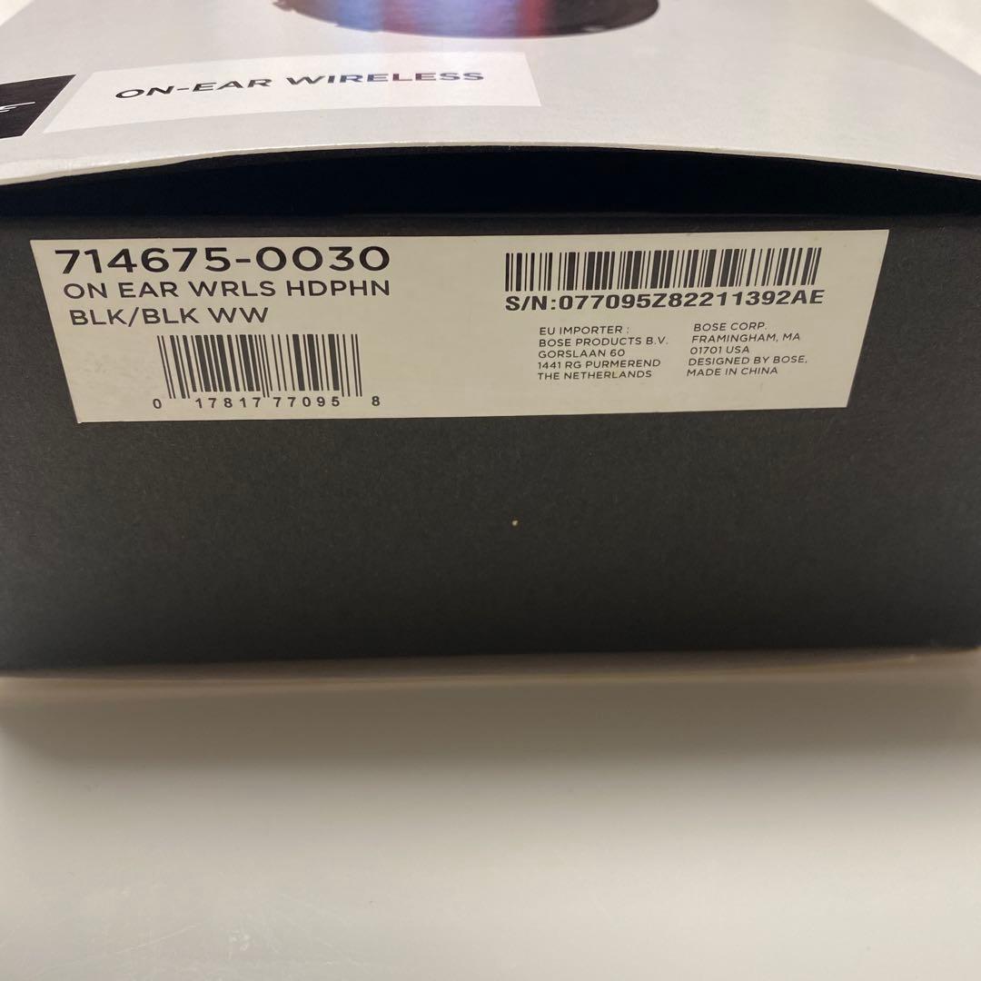 Bose ON-EAR WIRELESS ワイヤレスヘッドホン