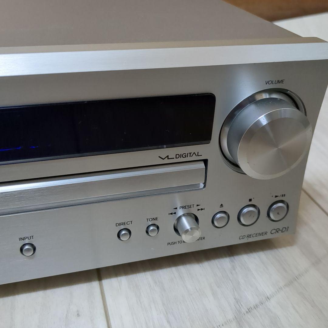ONKYO CDプレーヤー シルバー CR-D1ミニコンポ