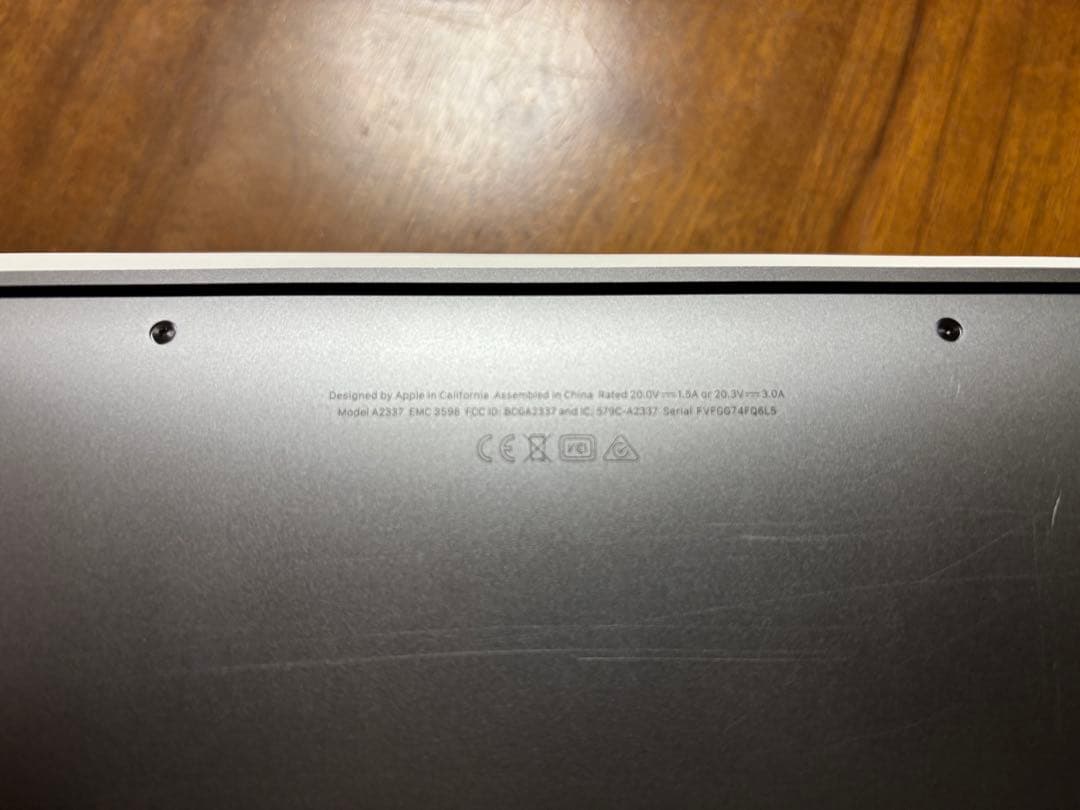 MacBook Air 2020 スペースグレイ 512G M1チップ搭載モデル