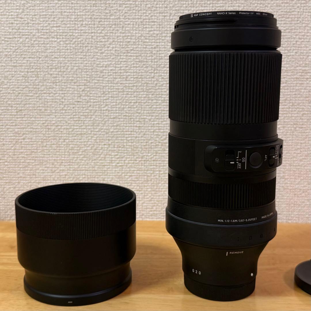 美品 SIGMA 100-400mm F5-6.3ソニーEマウント用