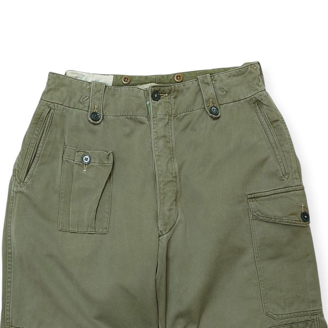 【60s】 イギリス軍 コンバットトラウザー ビンテージ カーゴパンツ
