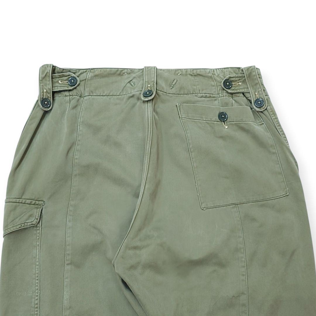 【60s】 イギリス軍 コンバットトラウザー ビンテージ カーゴパンツ