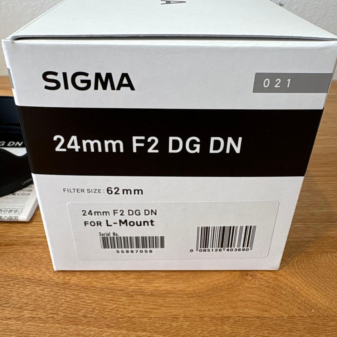 SIGMA 24mm F2 DG DN レンズ Lマウント用