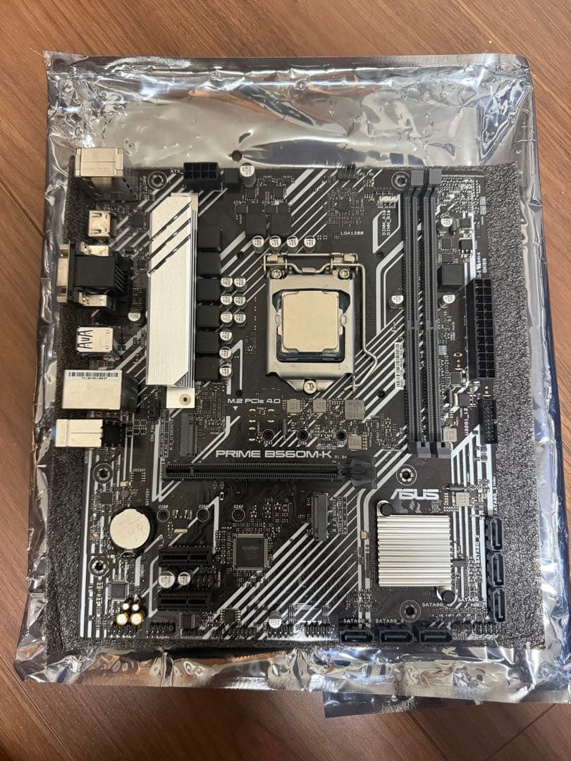 core i5-10400fとPRIME B560M-Kのセット