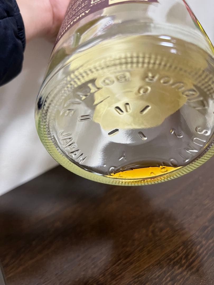 山崎　シングルモルトウイスキー シェリーカスク2010空瓶