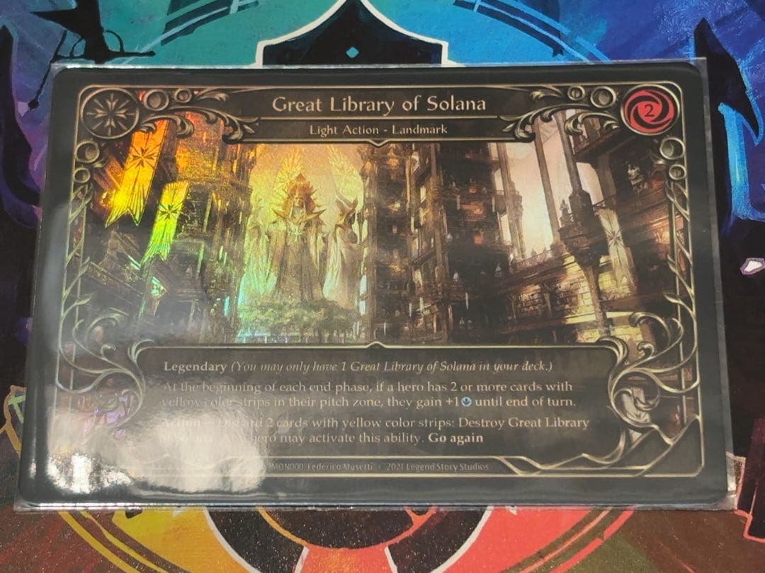 その他 Flesh and Blood Great Library of Solana