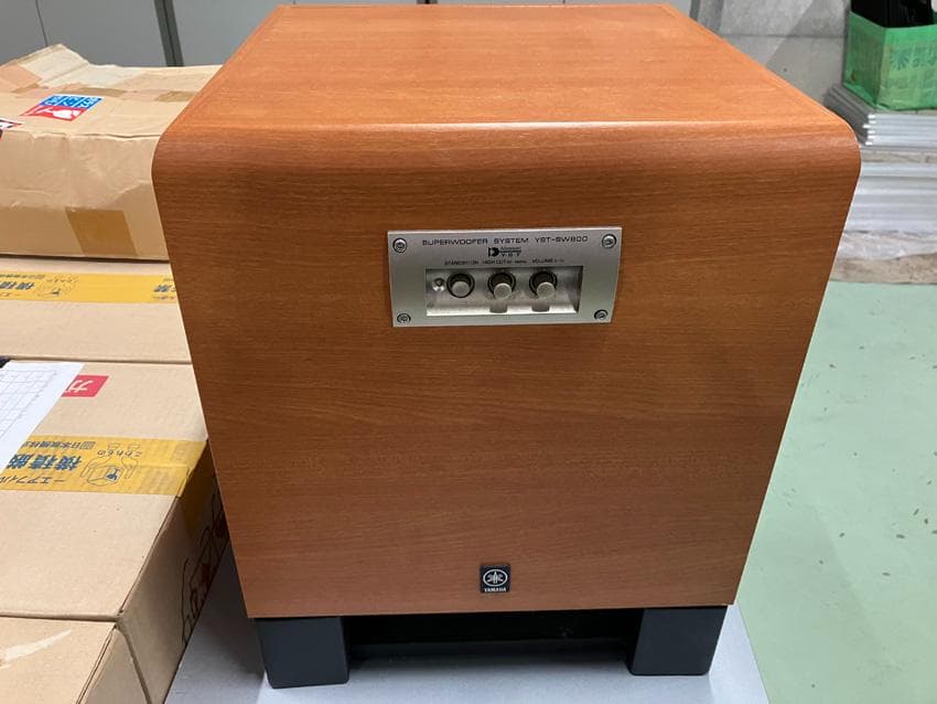 YAMAHA YST-SW800 サラウンドウーハー 木目調 正方形