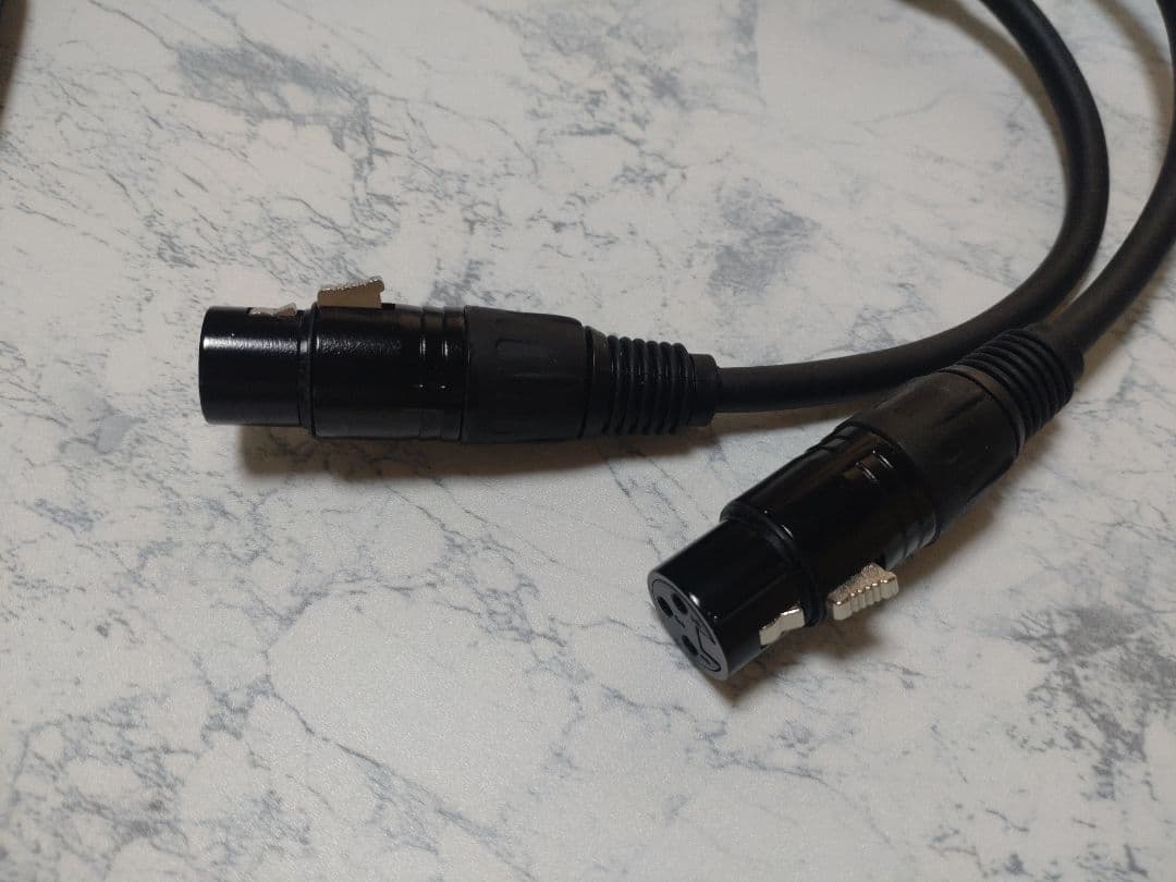 【最新作】200段式カタパルト搭載　XLRメス-オス　50cmペア