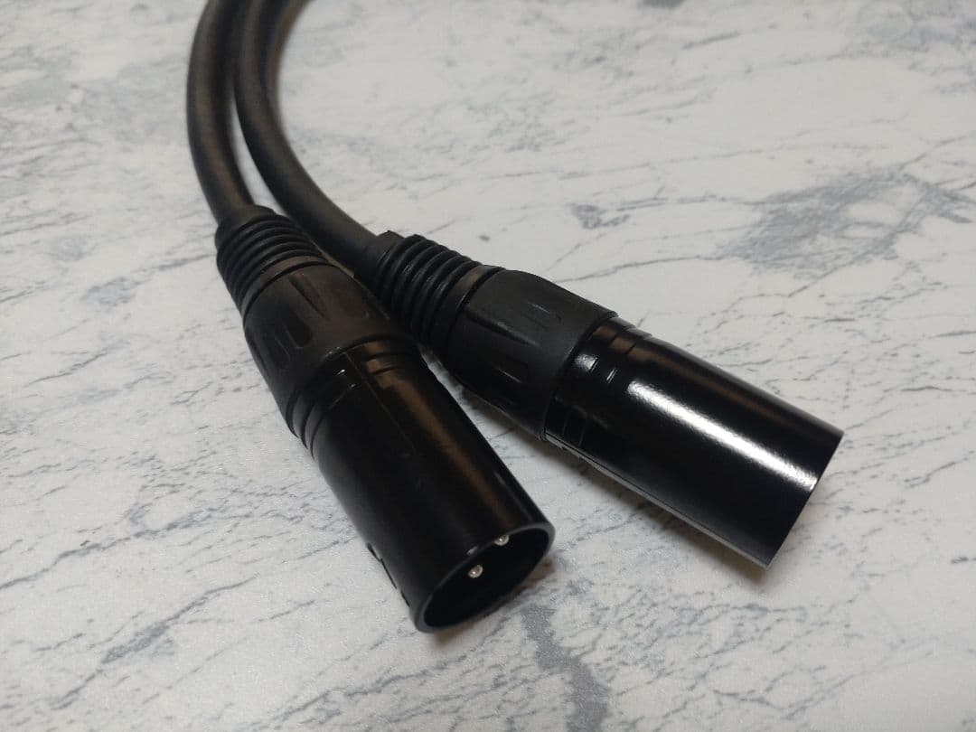 【最新作】200段式カタパルト搭載　XLRメス-オス　50cmペア