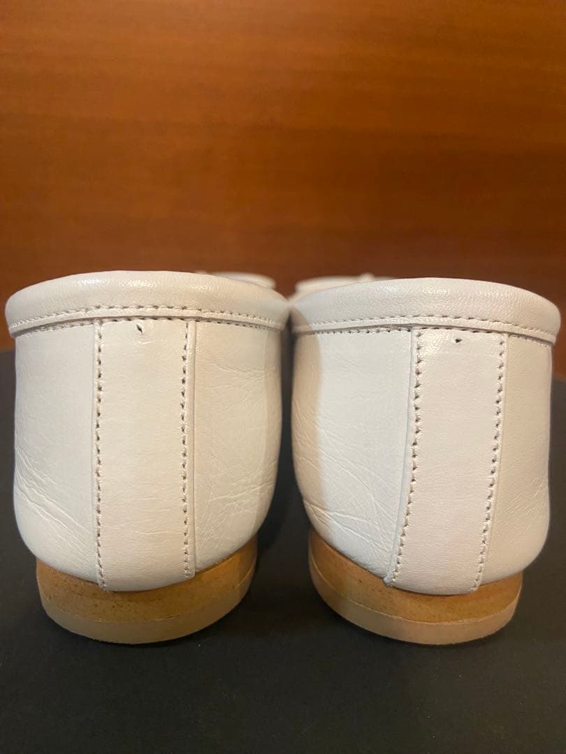 美品 CHEMBUR チェンバー スクエアバレエシューズスタッズ