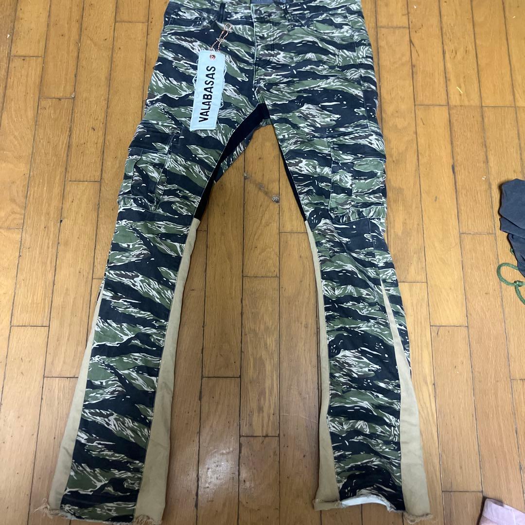 (eyden着用)VALABASAS 迷彩柄 スリムフィットパンツ 32