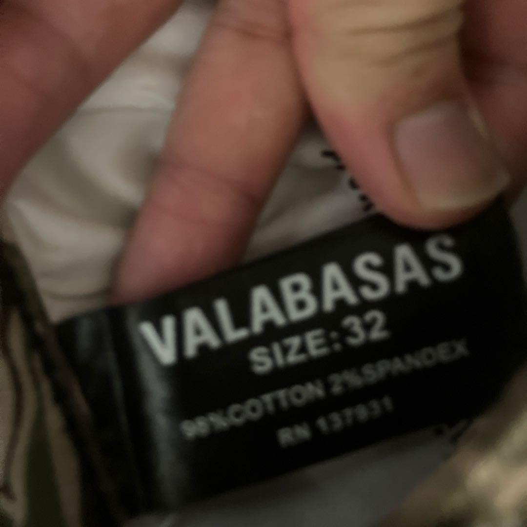 (eyden着用)VALABASAS 迷彩柄 スリムフィットパンツ 32