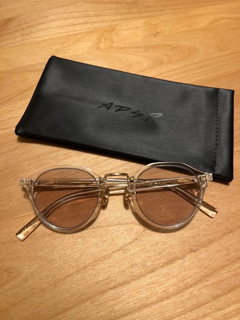 ADSR クリアラウンドサングラス