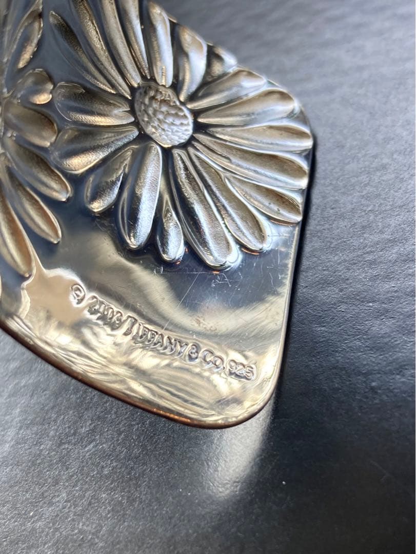 ビンテージ ティファニー デイジーカフ 2003年製　フラワーバングル