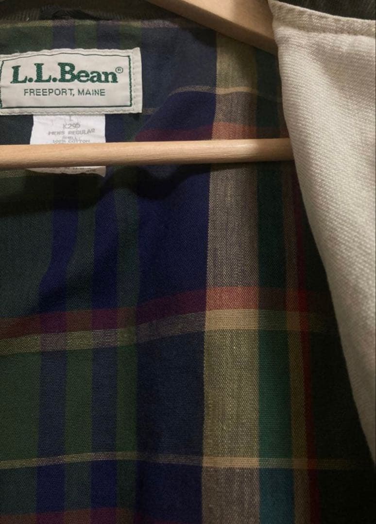 【USA製80s】L.L.Bean【名作】フィールドコート　Lサイズ