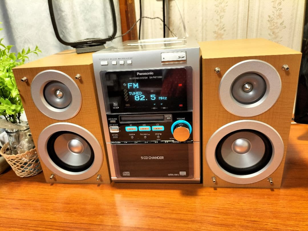 panasonicミニコンポSA-PM710SD　リモコン取扱い説明書付き