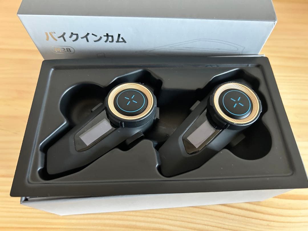 Vaculim バイクインカムM28黒 2個