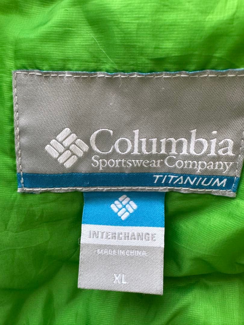 Columbia Titanium ダウンジャケット ネイビー