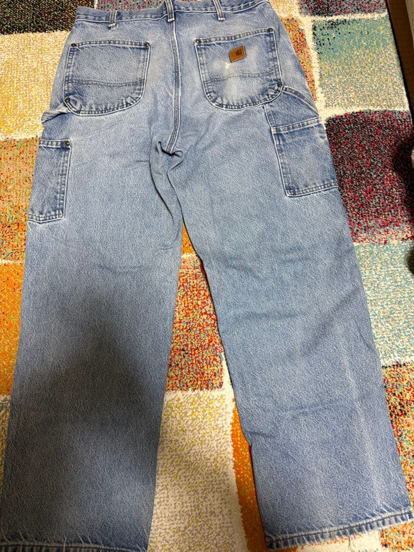 カーハート　デニムパンツ　ダブルニー　W34L30