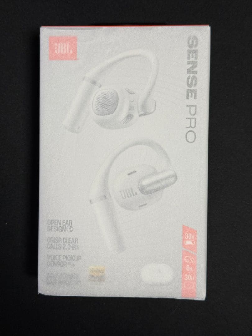 新品 JBL SENSE PRO ホワイト オープンイヤー イヤホン ホワイト