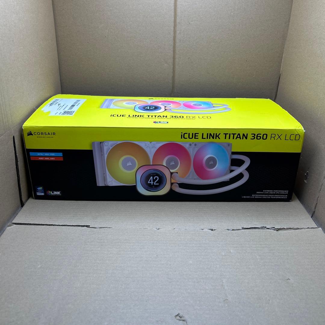 動作未確認　iCUE LINK TITAN 360 RX LCD