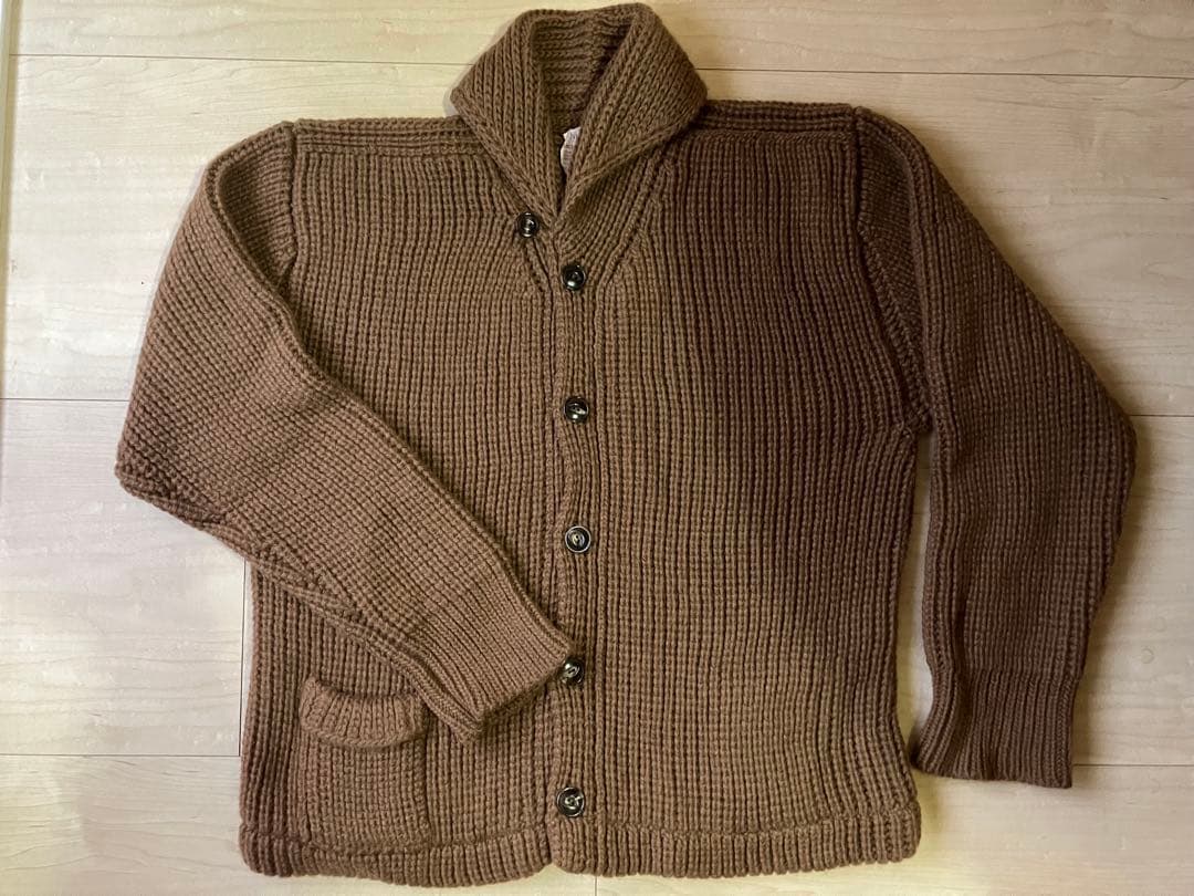 2022AW NICENESS GOLD カウチンショールカラーニット