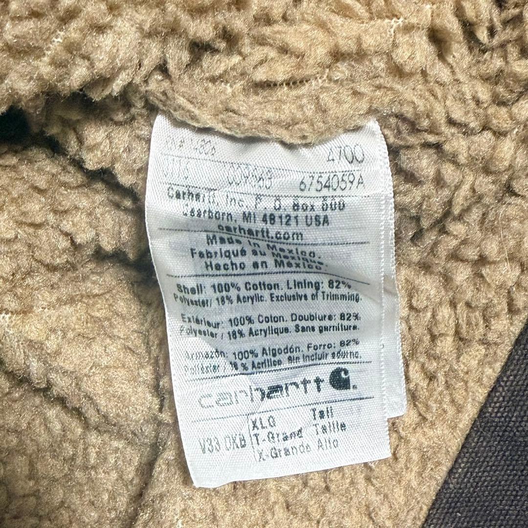 carhartt カーハート　ダックベスト　ダークブラウン