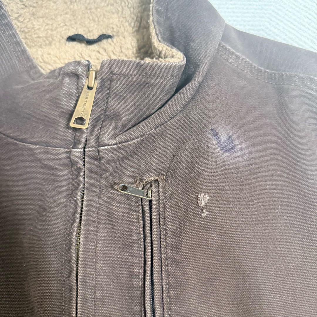 carhartt カーハート　ダックベスト　ダークブラウン