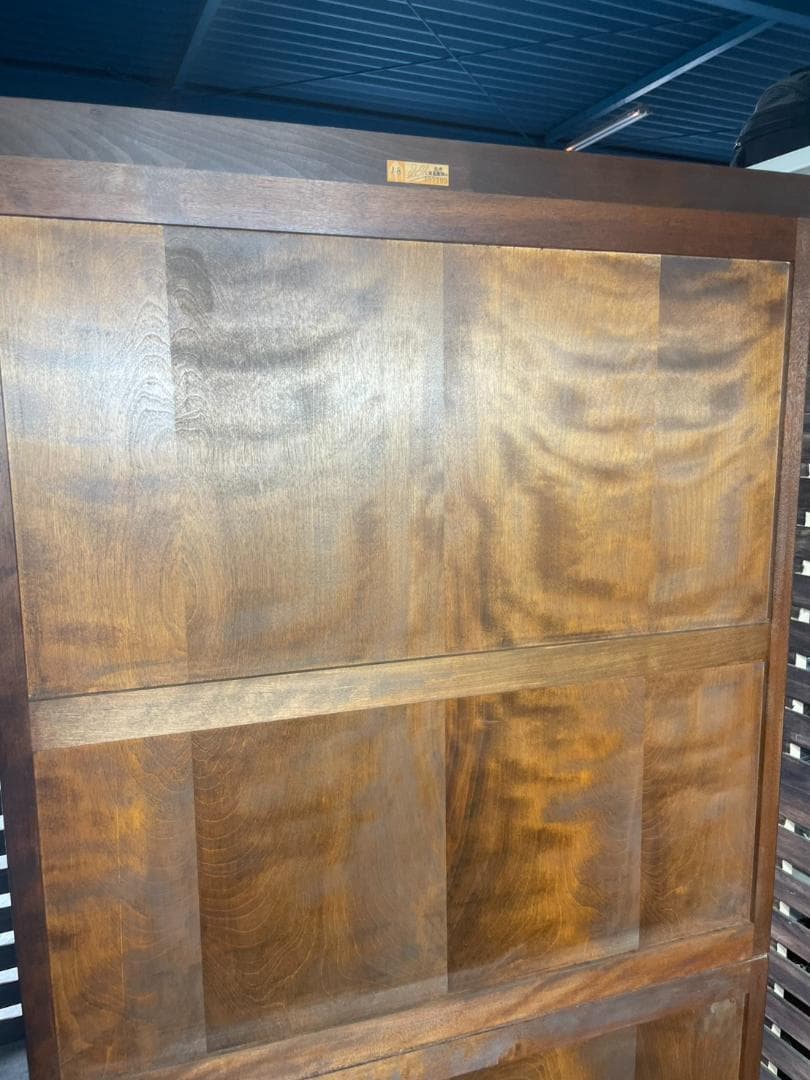 J716 松本民芸家具 食器棚 飾り棚 アンティーク家具 キャビネット