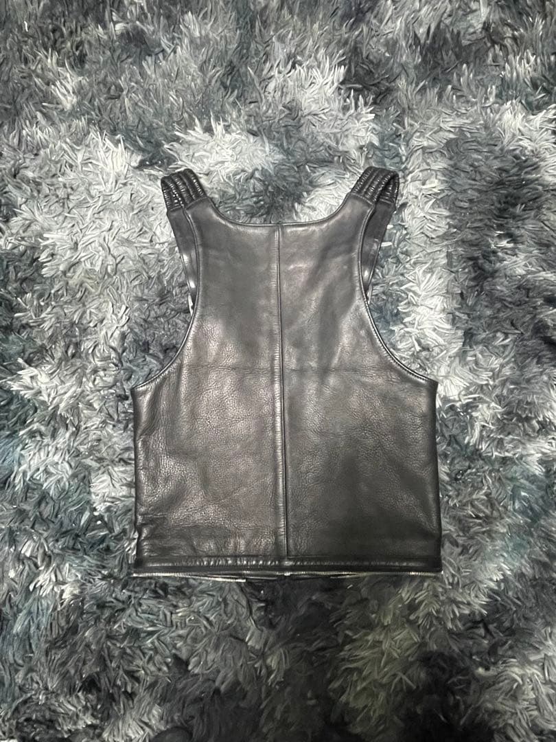UNUSED アンユーズド レザーベスト 最終値下げ