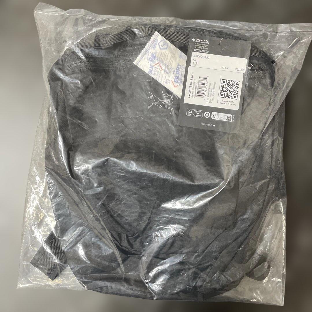 新品未使用 アークテリクス ヒリアド15 バックパック ブラック