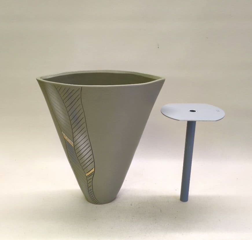 正行窯　池坊好み　池坊花器