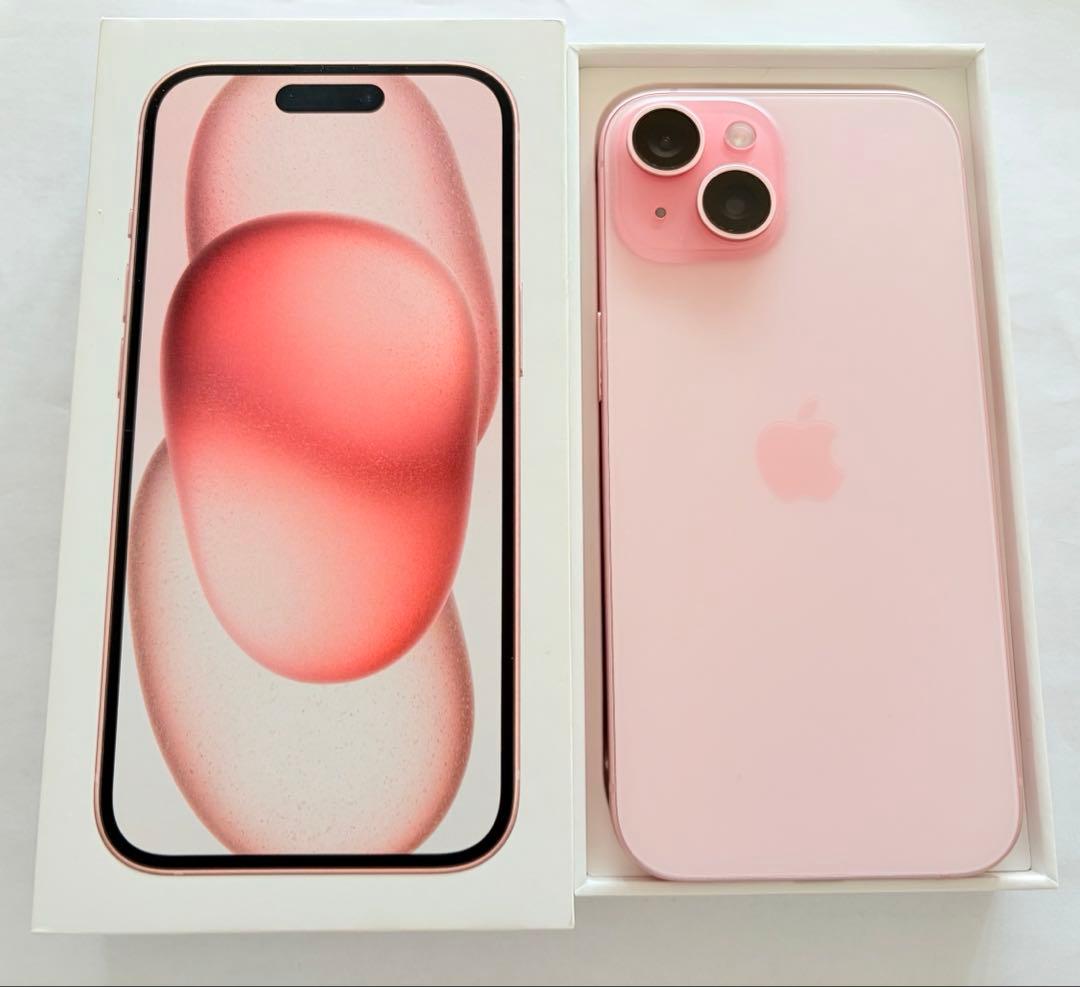 週末値下【美品】84% iPhone15 256GB ピンク　本体　SIMフリー