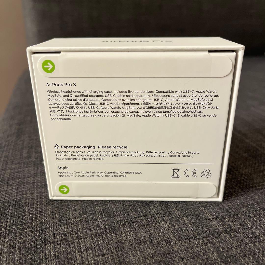 新品未開封　AirPods Pro3 本体 充電ケース付き