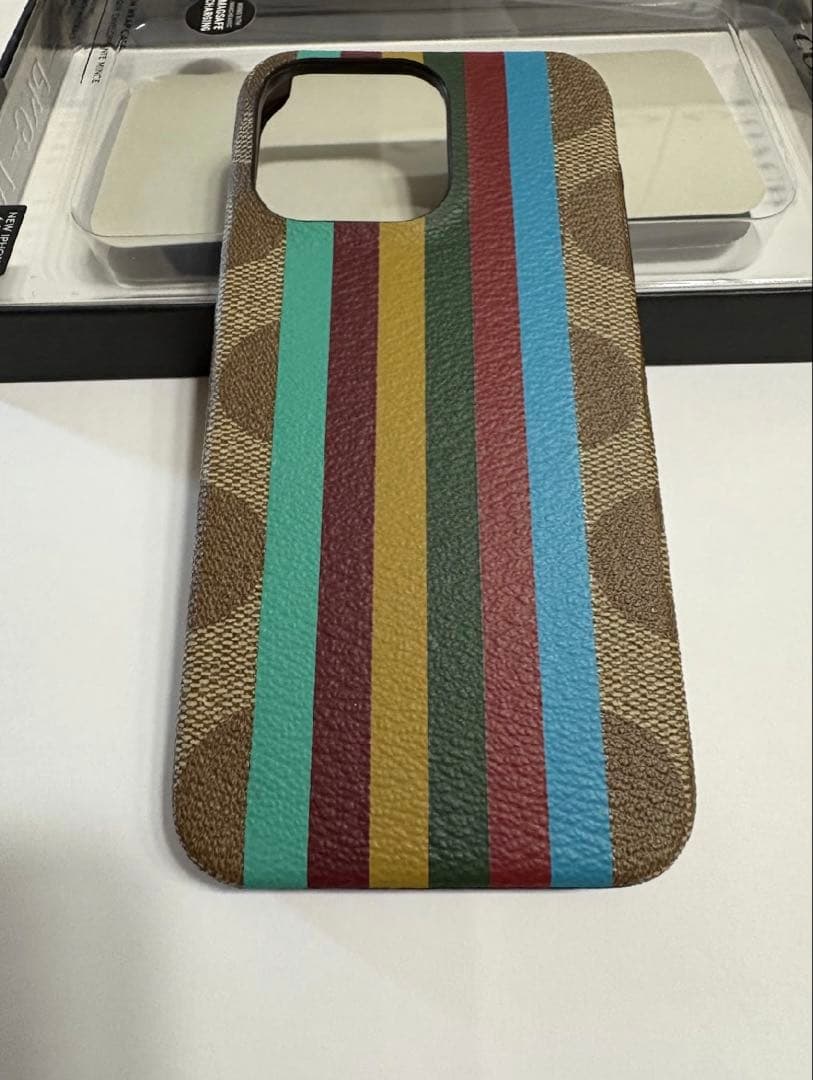 COACH コーチ iPhone13pro 対応ケース ハードケース ブラウン