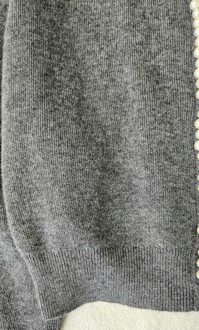 スローブイエナ　パールニットカーデ