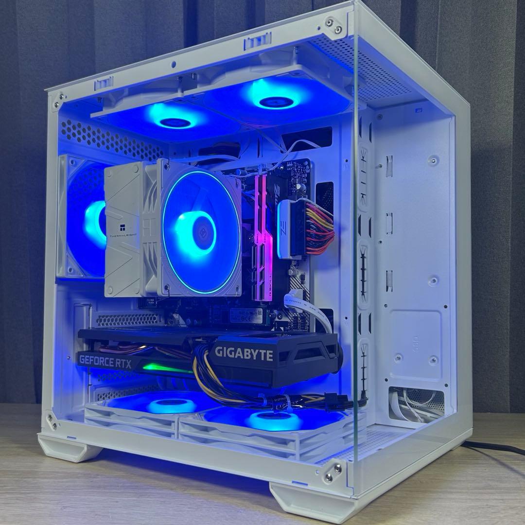 高性能 白 ゲーミングPC RTX3060ti Windows11 ワイルズ快適