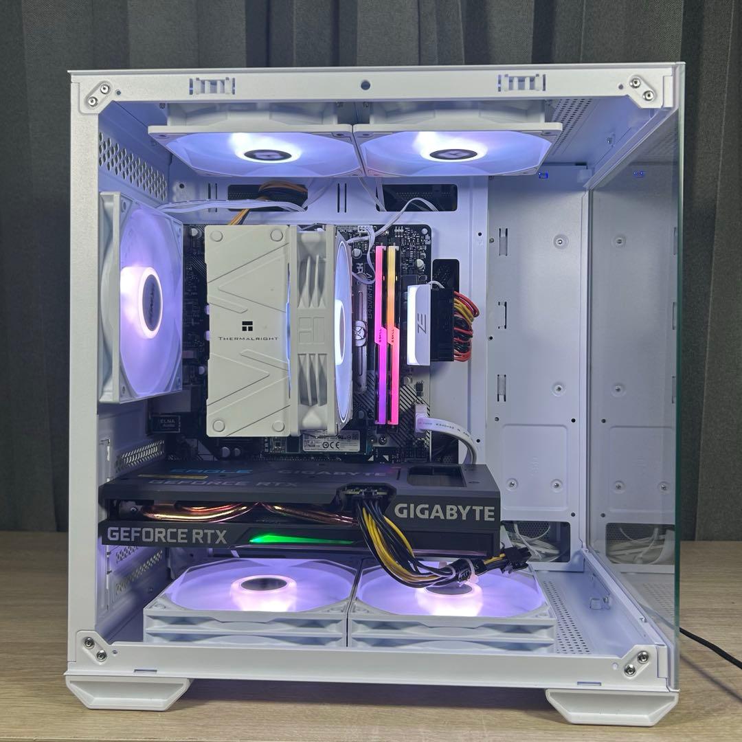 高性能 白 ゲーミングPC RTX3060ti Windows11 ワイルズ快適