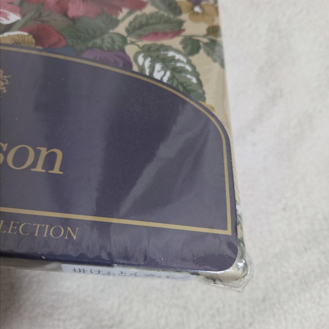 Sanderson 花柄 掛け布団カバー 150×210　 L字ファスナー