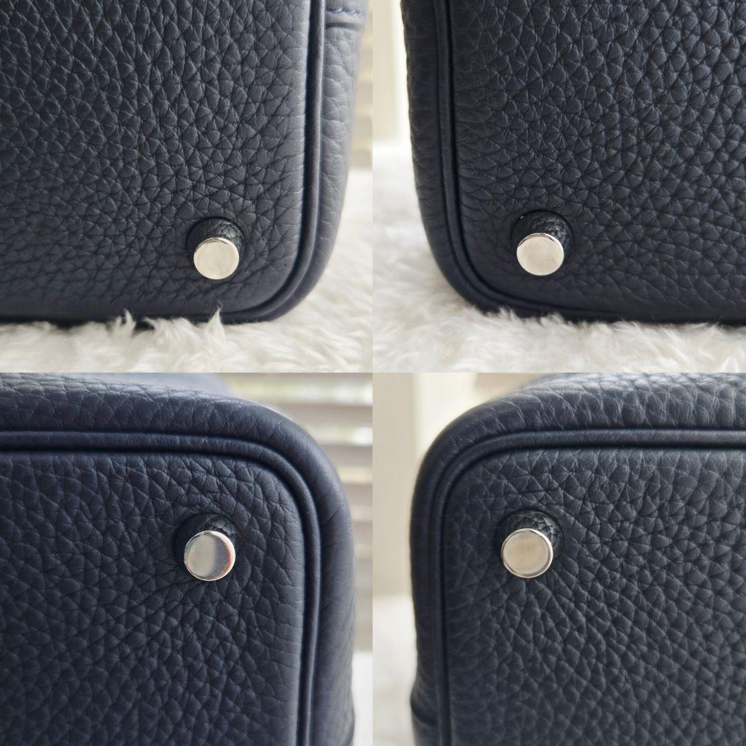 HERMES 美品 エルメス ピコタンロック PM ネイビー 2021年 Z刻印