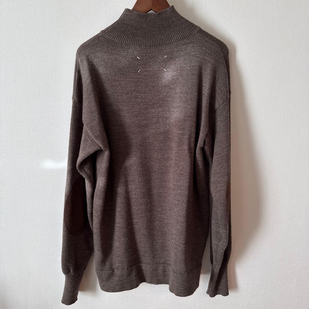 メゾンマルジェラ　タートルネックセーター　エルボーパッチ
