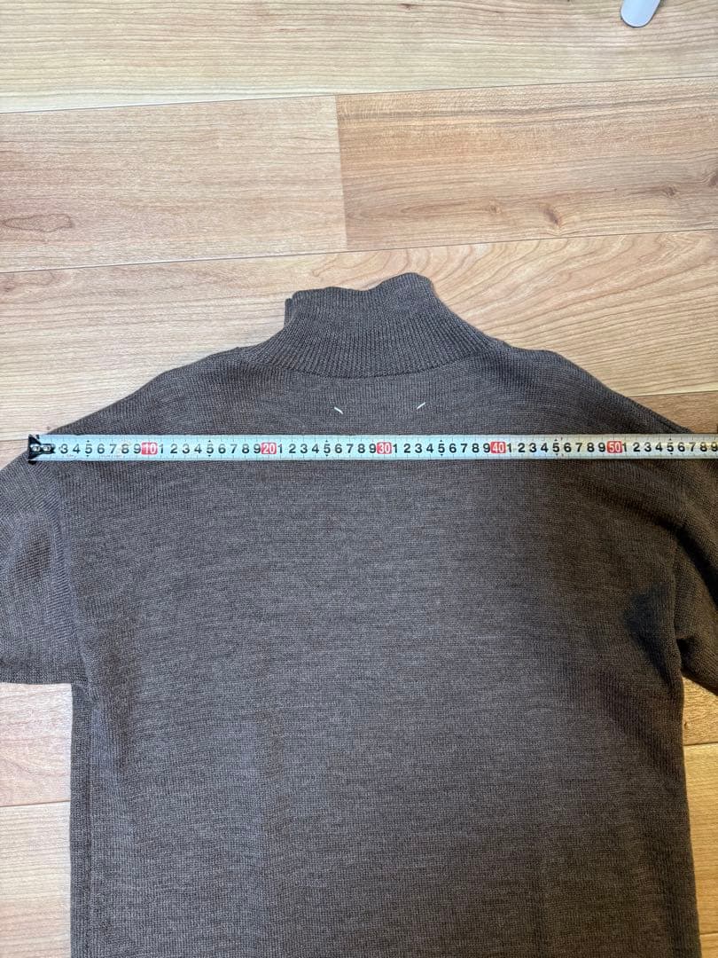 メゾンマルジェラ　タートルネックセーター　エルボーパッチ