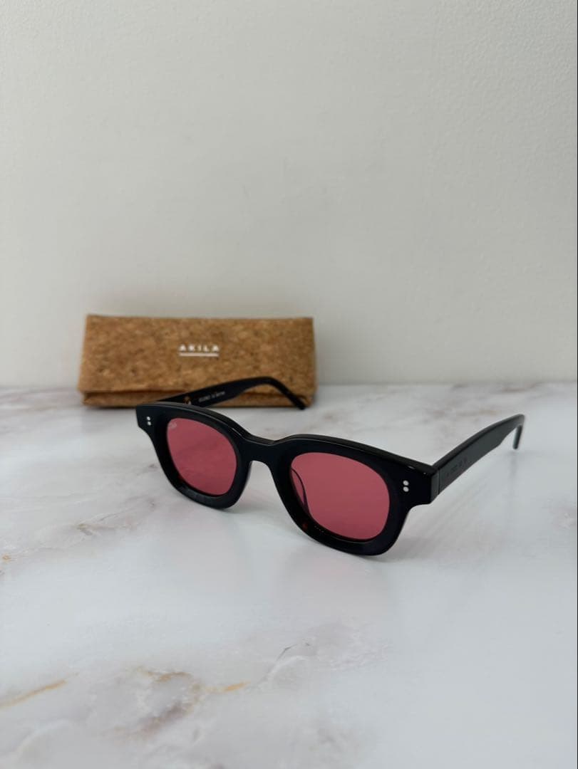 AKILA APOLLO ピンクレンズサングラス