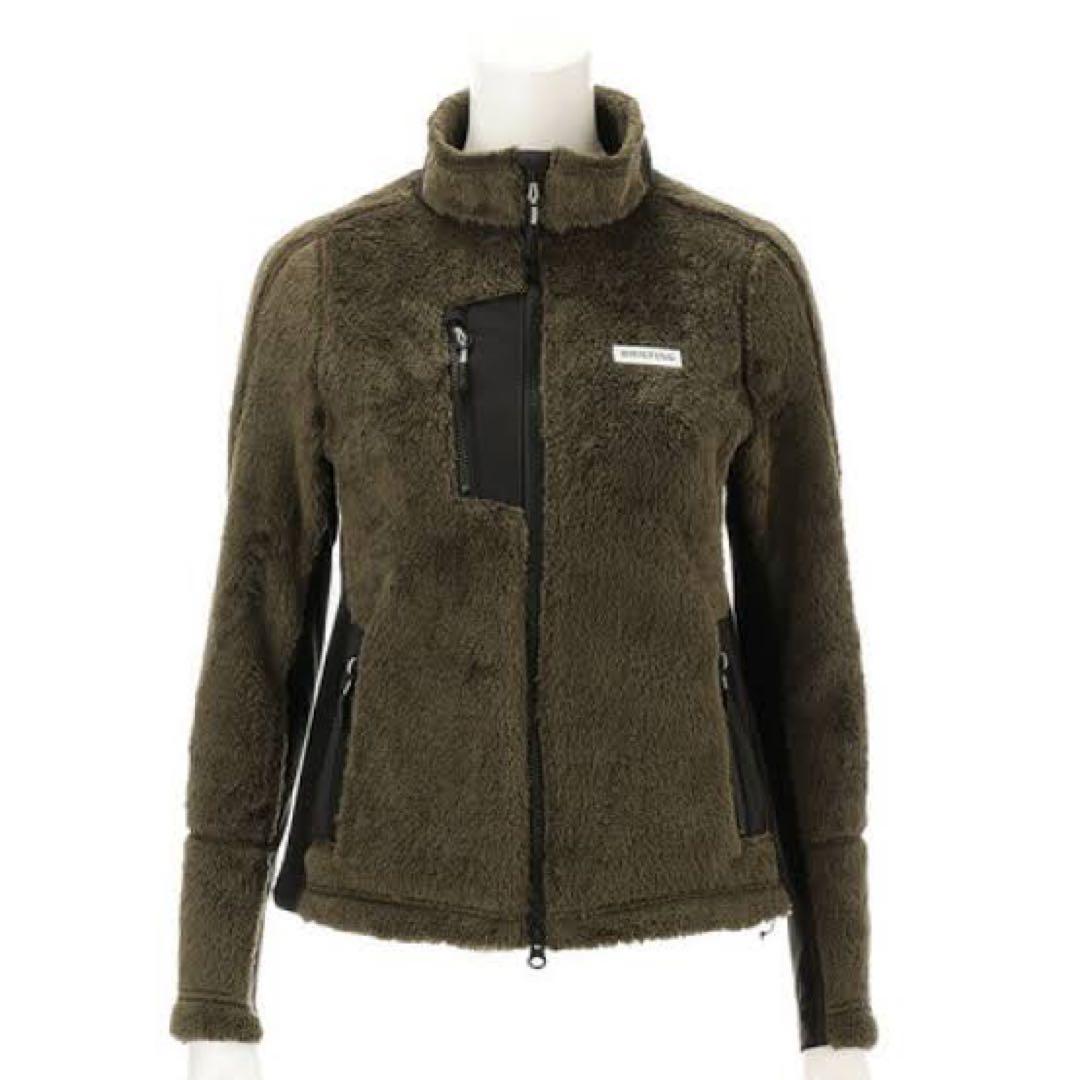 BRIEFING GOLF ボアフリース　カーキ　レディース　S