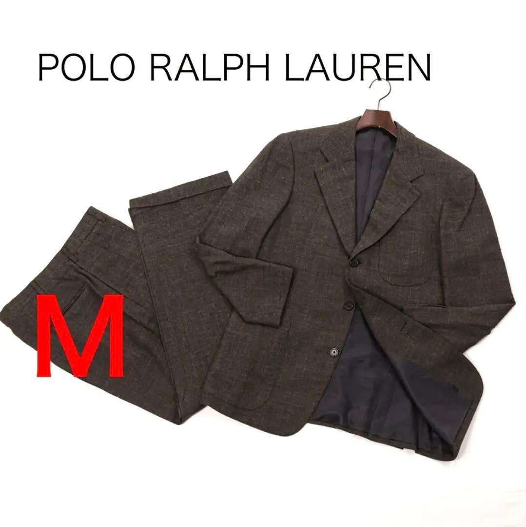 H2522◾️ポロラルフローレン　段返り3釦ウールリネンスーツ