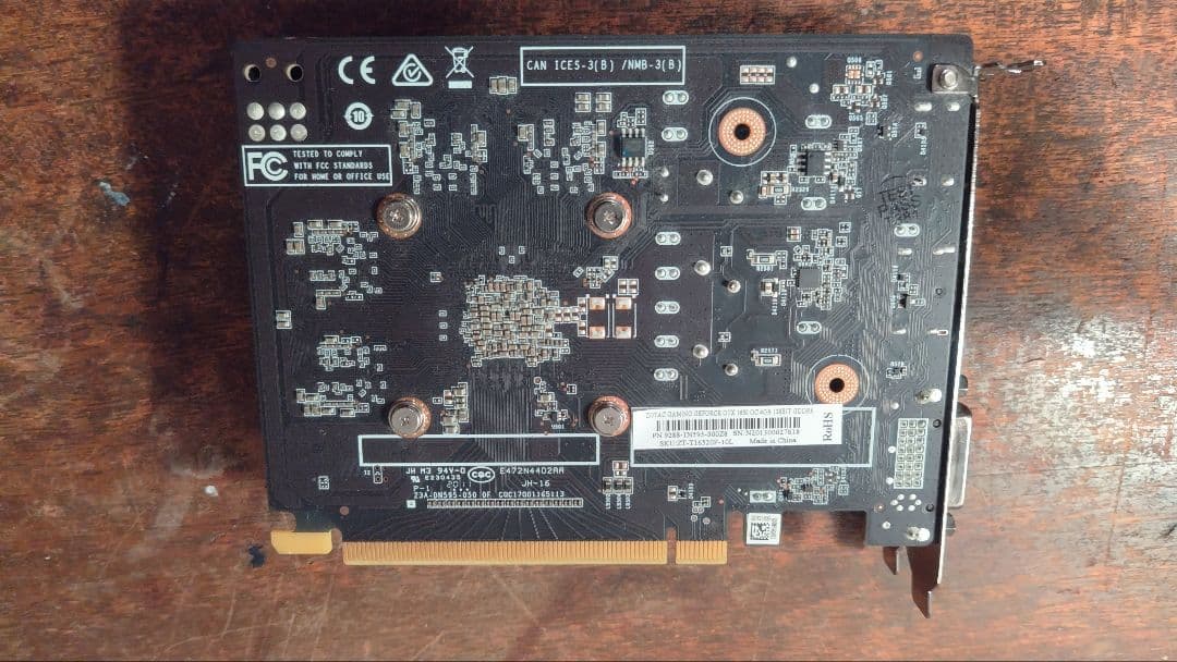 ZOTAC GEFORCE GTX1650 4FB グラフィックボード