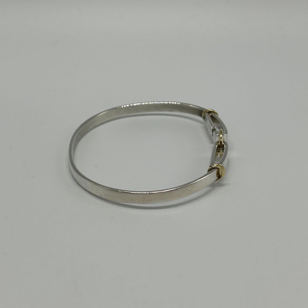 ティファニー TIFFANY サークルフック バングル ブレスレット コンビ