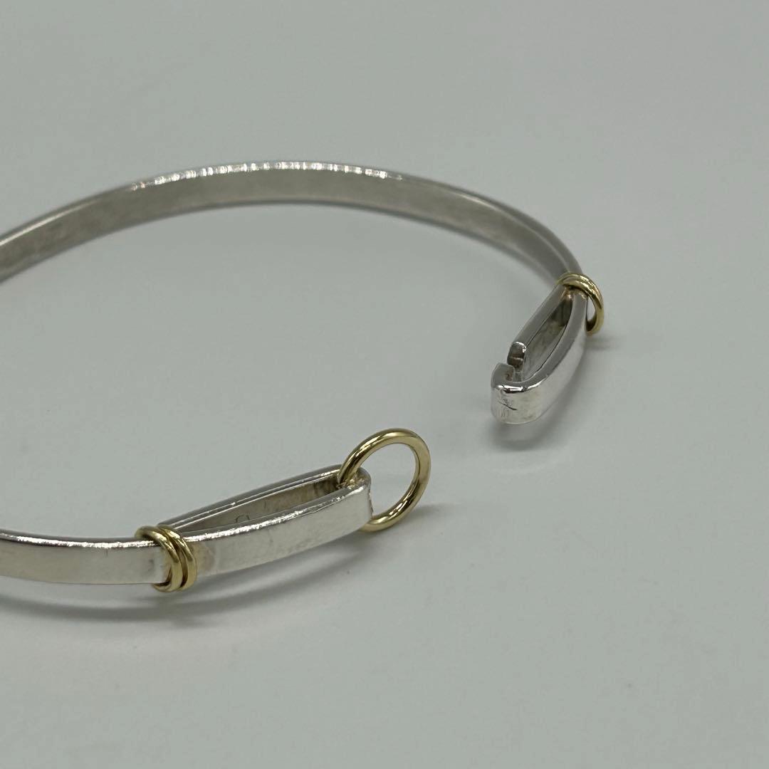 ティファニー TIFFANY サークルフック バングル ブレスレット コンビ