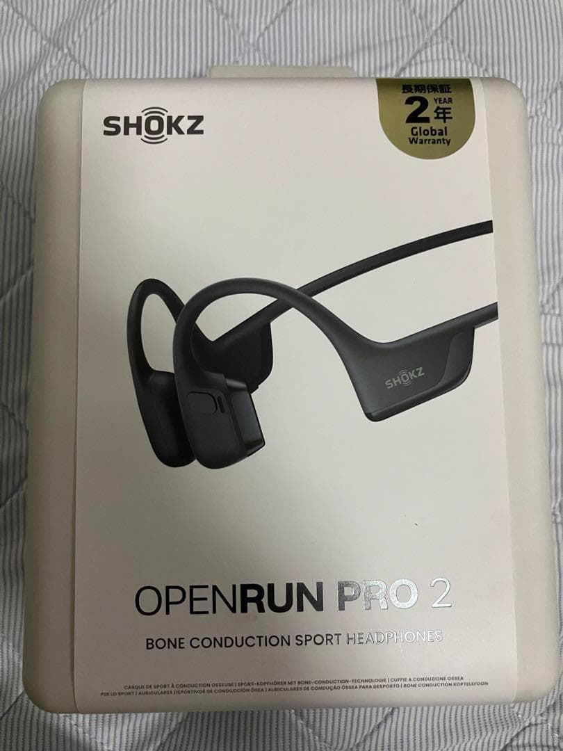 SHOKZ 新世代ワイヤレス骨伝導イヤホン OpenRunPro2 イヤホン