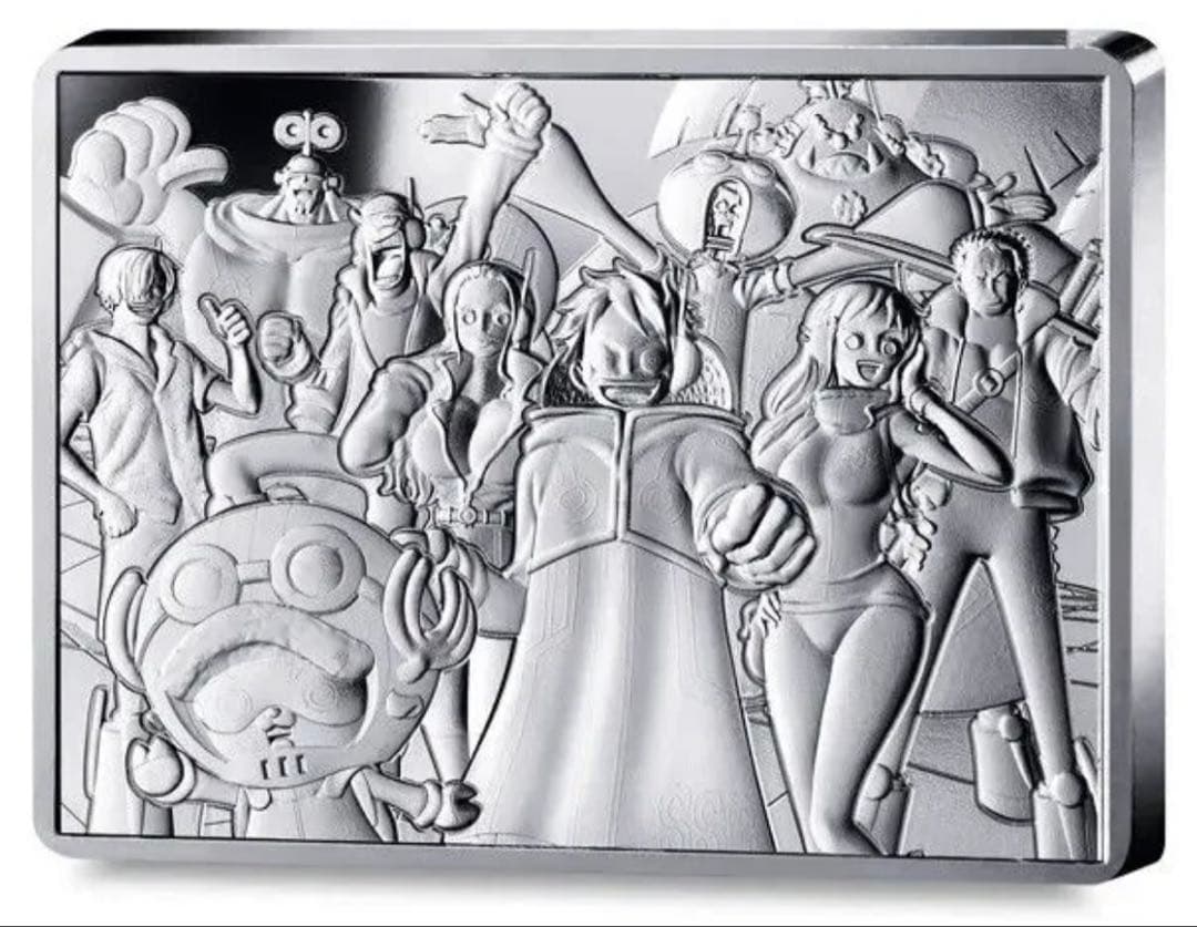 限定　2025年 ワンピース　記念 パリ造幣局発行　プルーフ　純銀　銀貨　シルバ